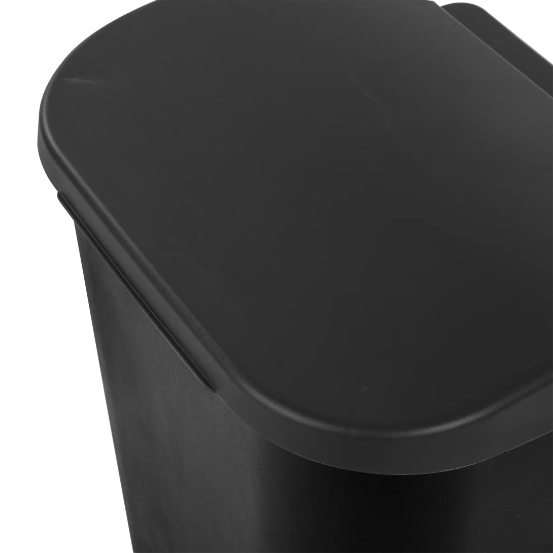Sterilite 1075 11.3 Gallon / 43 Liter LiftTop Wastebasket – White / Black - Image 14