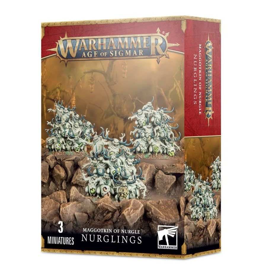 Warhammer Age of Sigmar Maggotkin of Nurgle: Nurglings Plastic Miniature Kit