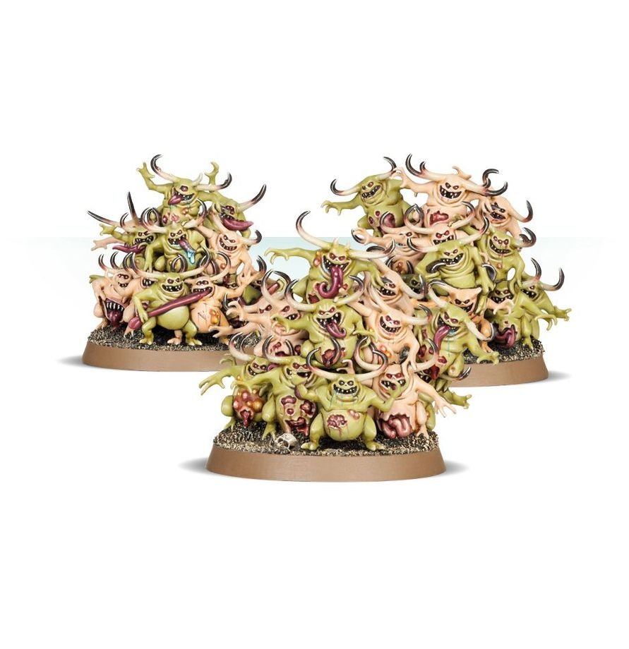 Warhammer Age of Sigmar Maggotkin of Nurgle: Nurglings Plastic Miniature Kit - Image 5