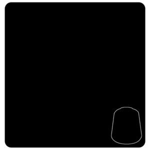 Single 12ml pot of Citadel Color Abaddon Black Base acrylic paint