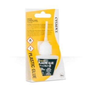 Citadel Plastic Glue 20ml bottle with precision metal needle applicator for Warhammer miniatures