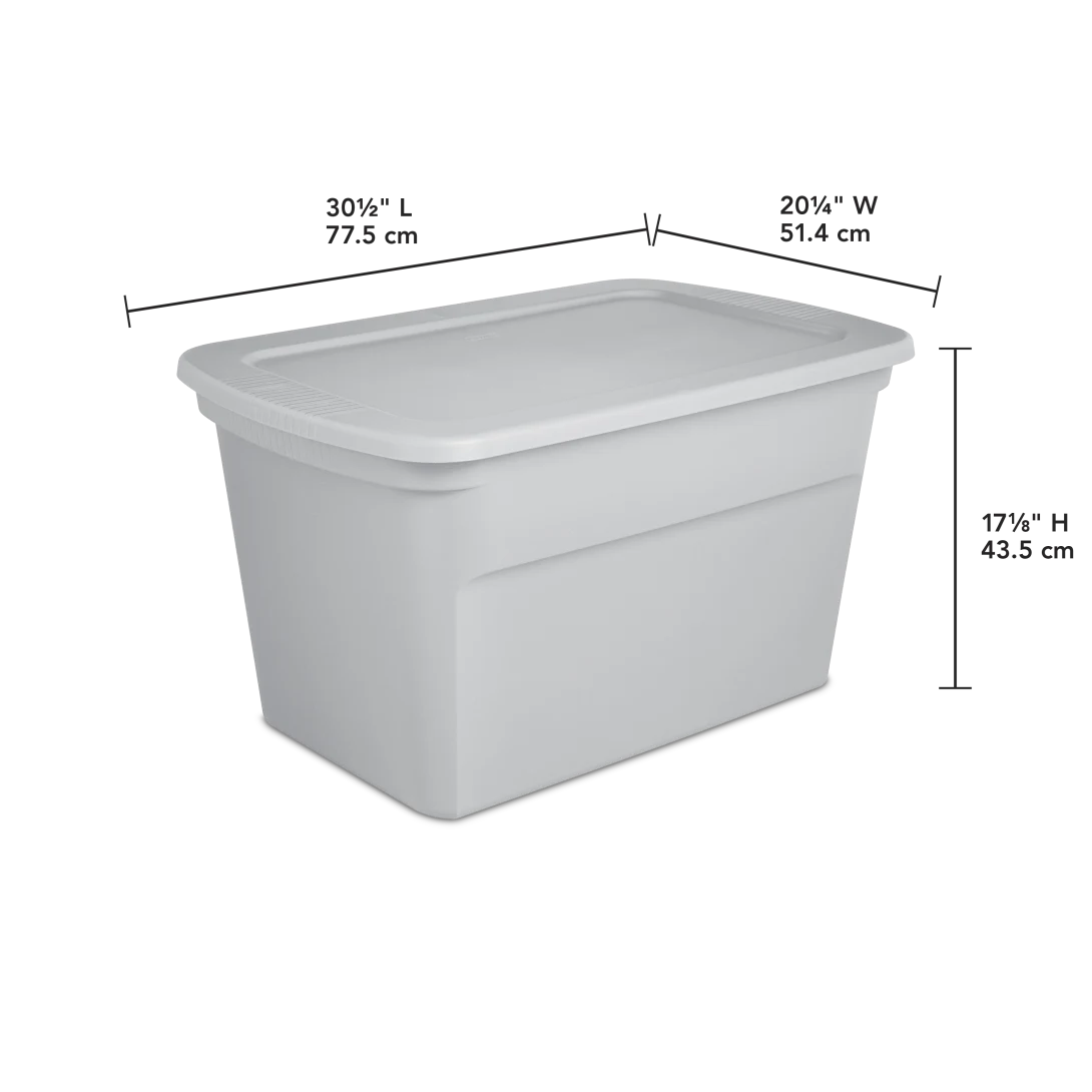 Sterilite 1736 30 Gallon Tote β 114 Liter Heavy-Duty Stackable Storage Box - Image 10