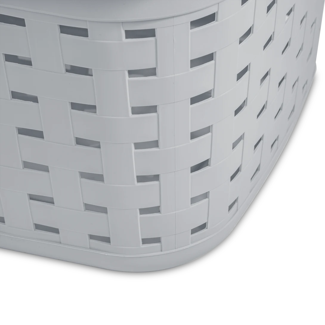 Sterilite 1275 Weave Laundry Basket – Cement - Image 11