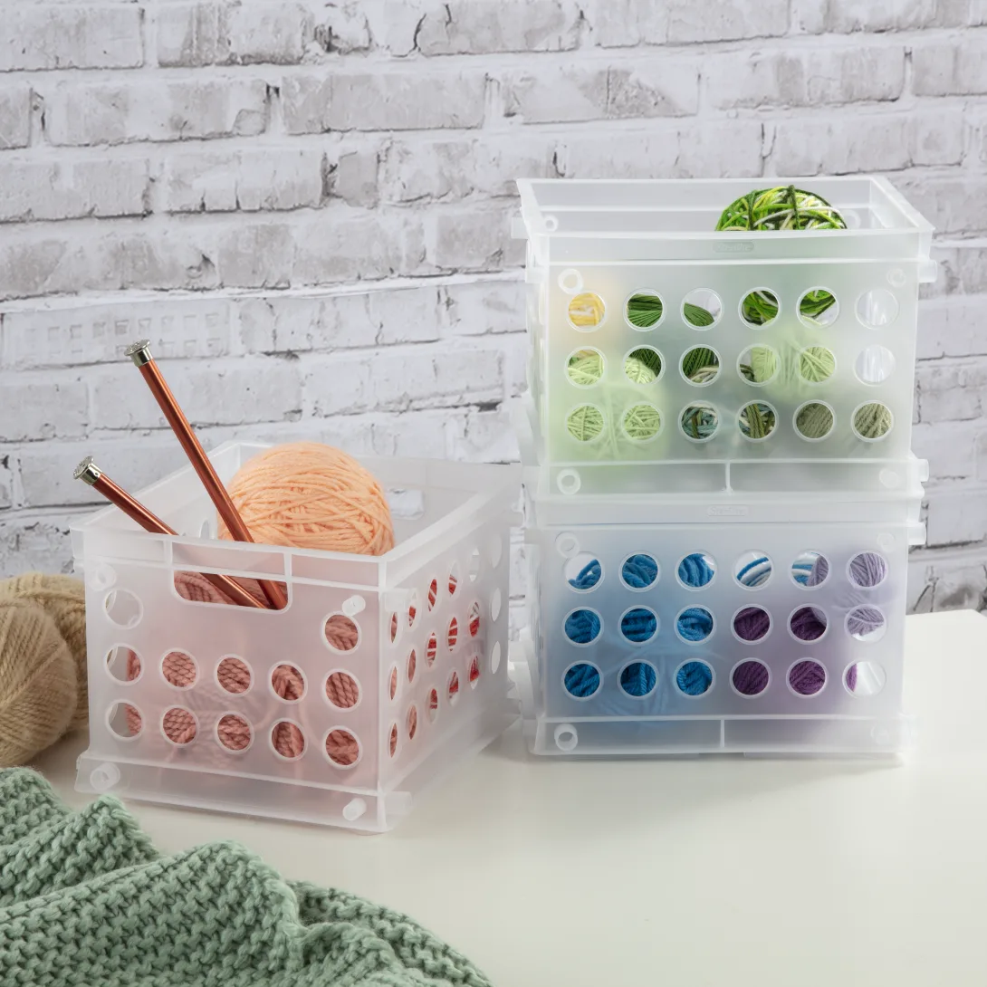 Sterilite 1695 Mini Crate β Compact Stackable Plastic Storage Bin - Image 15