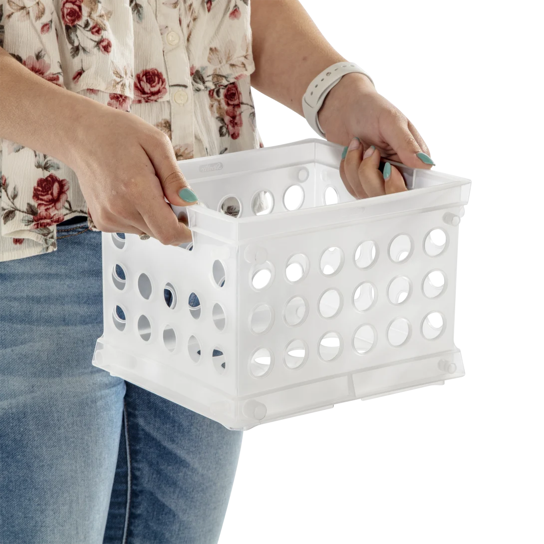 Sterilite 1695 Mini Crate β Compact Stackable Plastic Storage Bin - Image 22