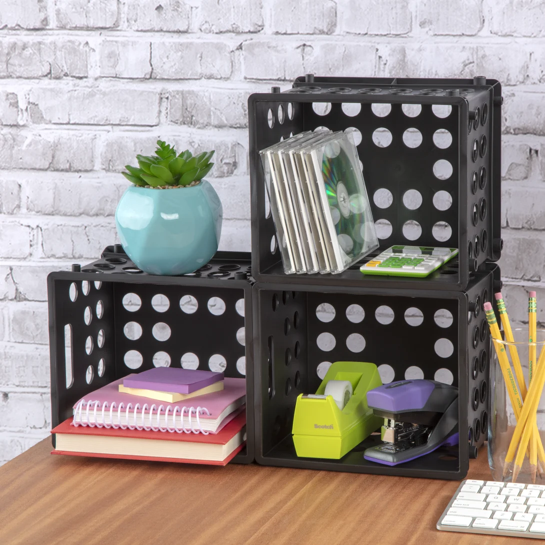 Sterilite 1695 Mini Crate β Compact Stackable Plastic Storage Bin - Image 3