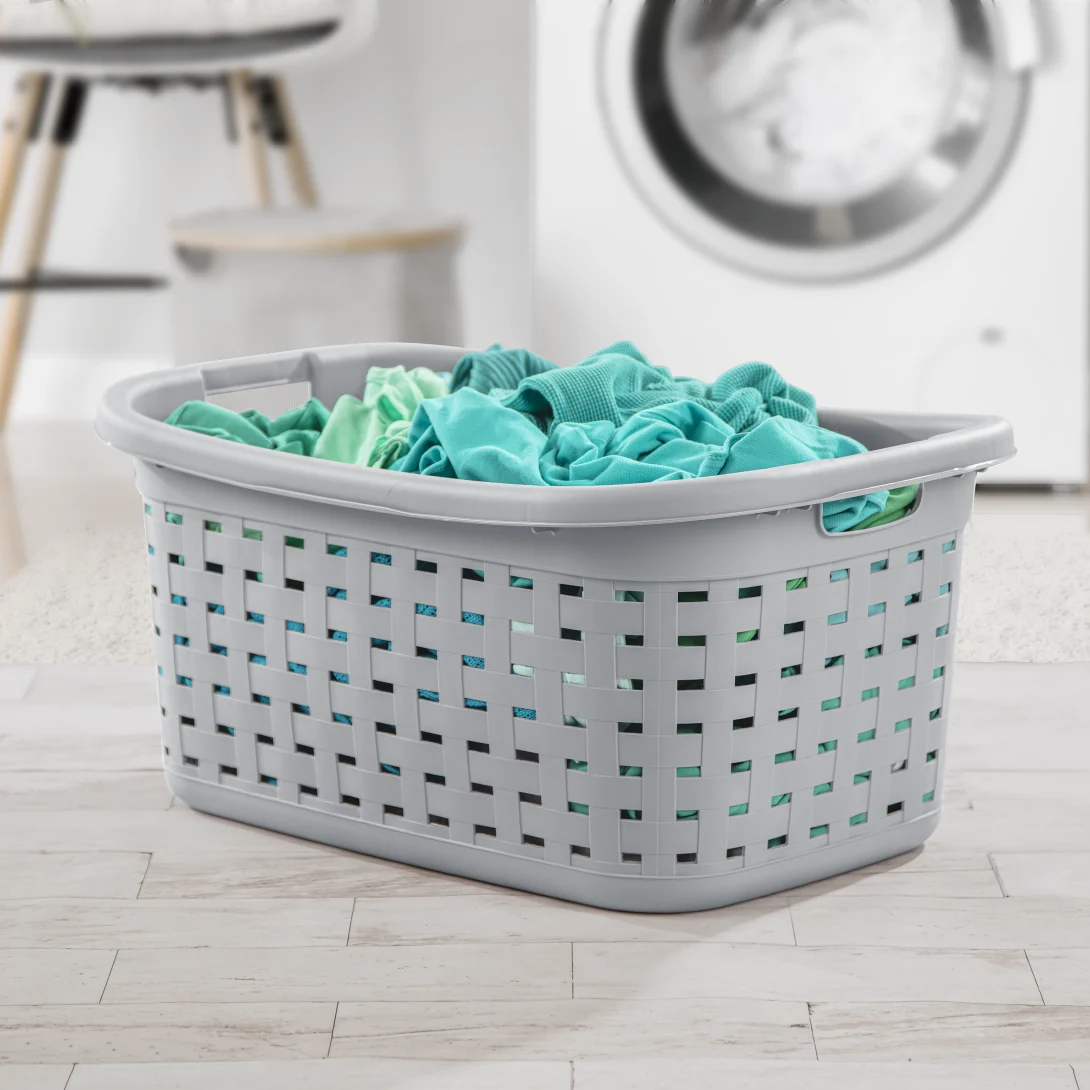 Sterilite 1275 Weave Laundry Basket – Cement - Image 3