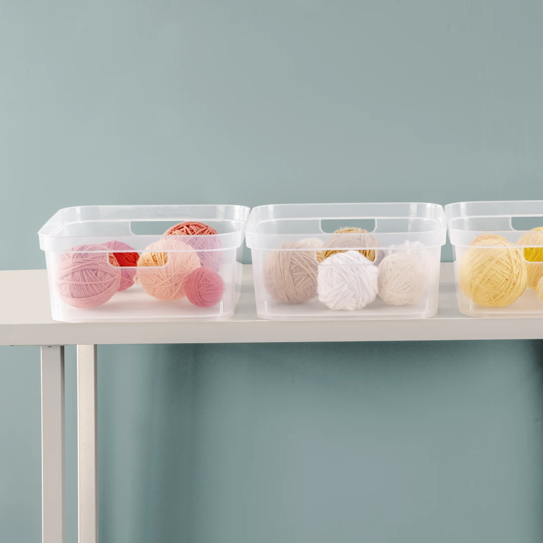 Sterilite 1324 Short Storage Bin – Clear - Image 3