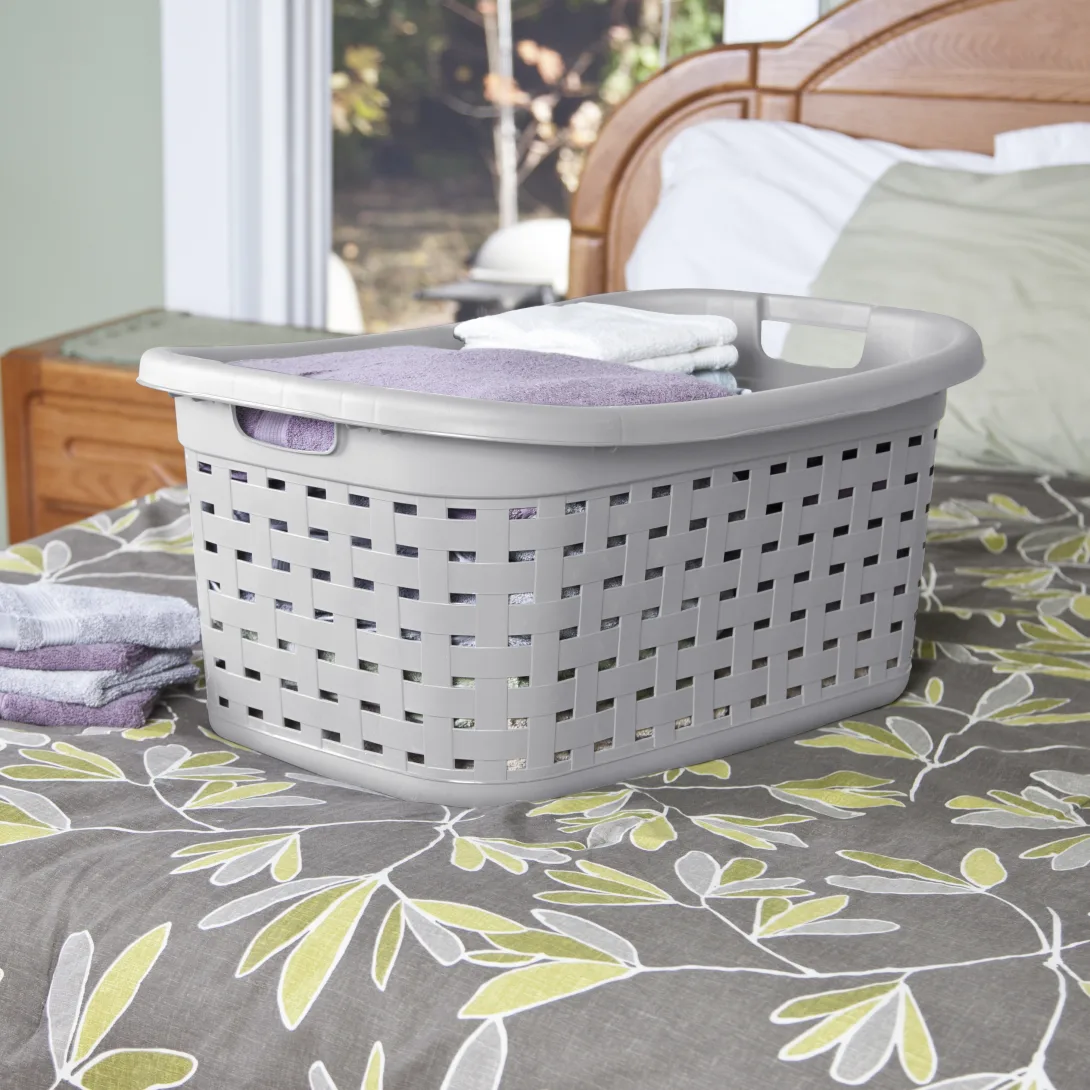 Sterilite 1275 Weave Laundry Basket – Cement - Image 4