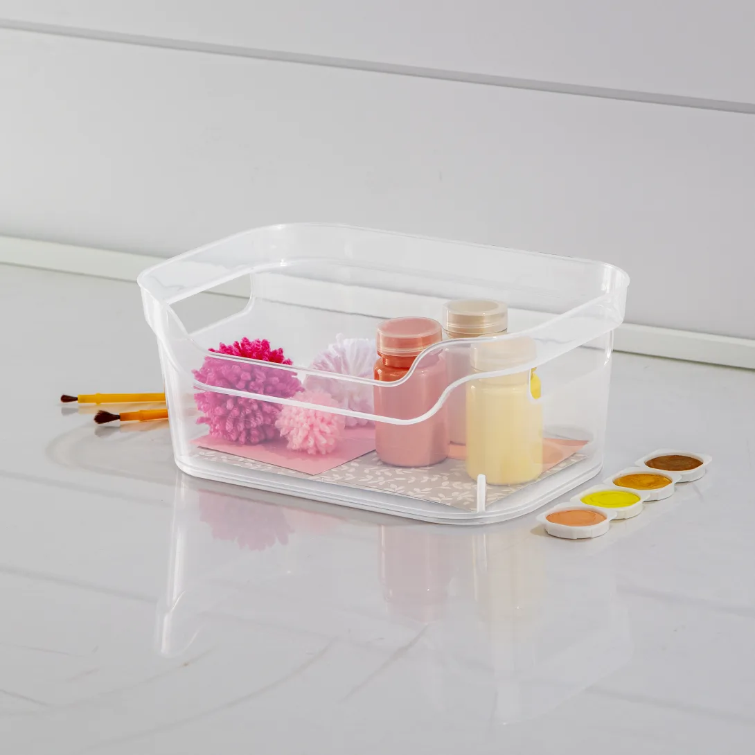 Sterilite 1333 Set of 2 Small Open Bins β Clear - Image 4