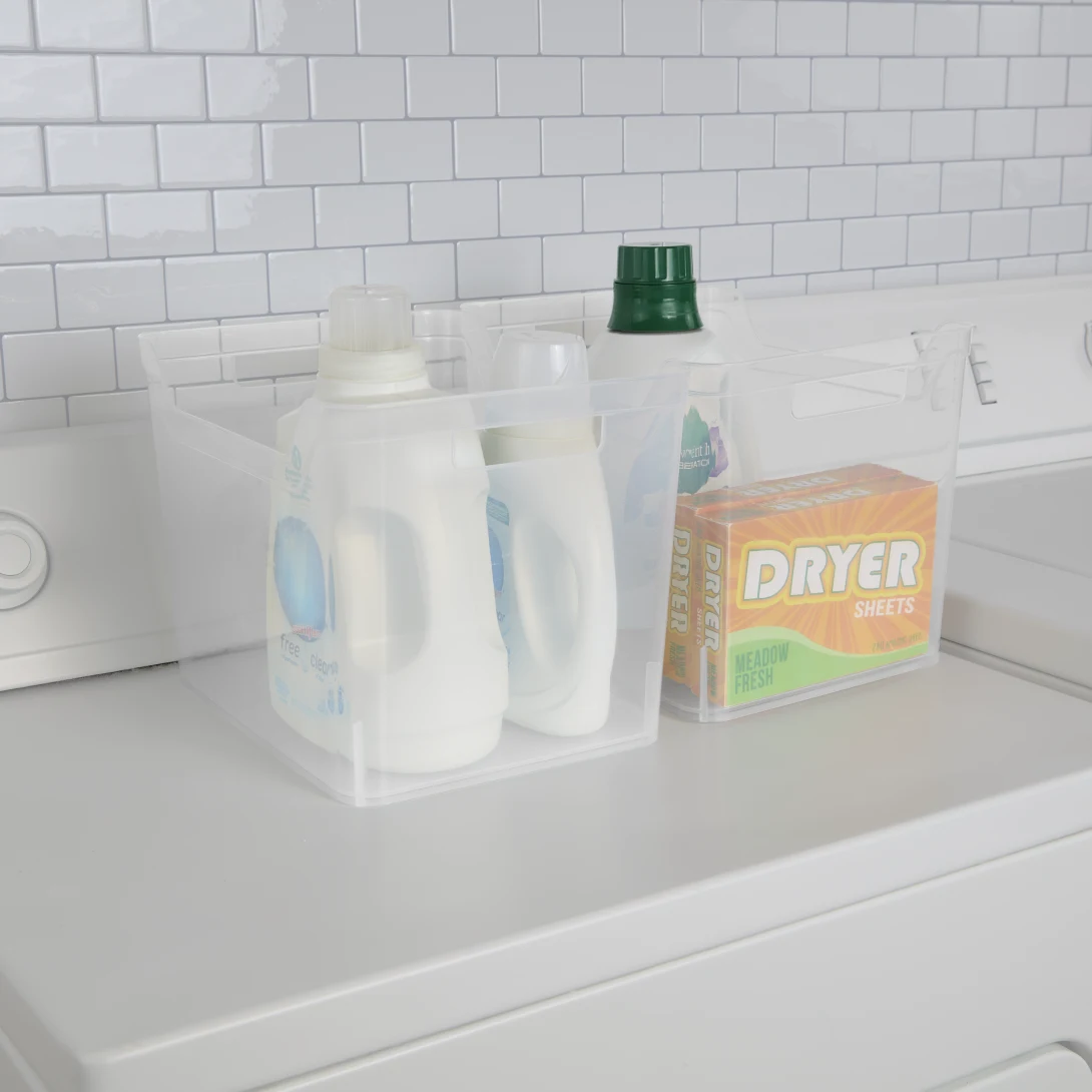 Sterilite 1363 Wide Shelf Bin – Clear - Image 4