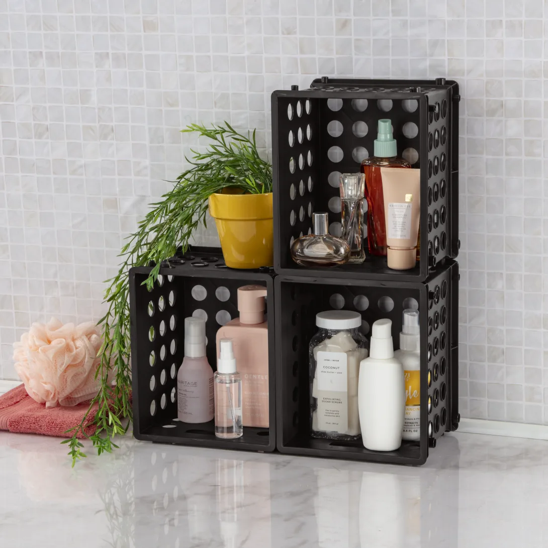Sterilite 1695 Mini Crate β Compact Stackable Plastic Storage Bin - Image 4