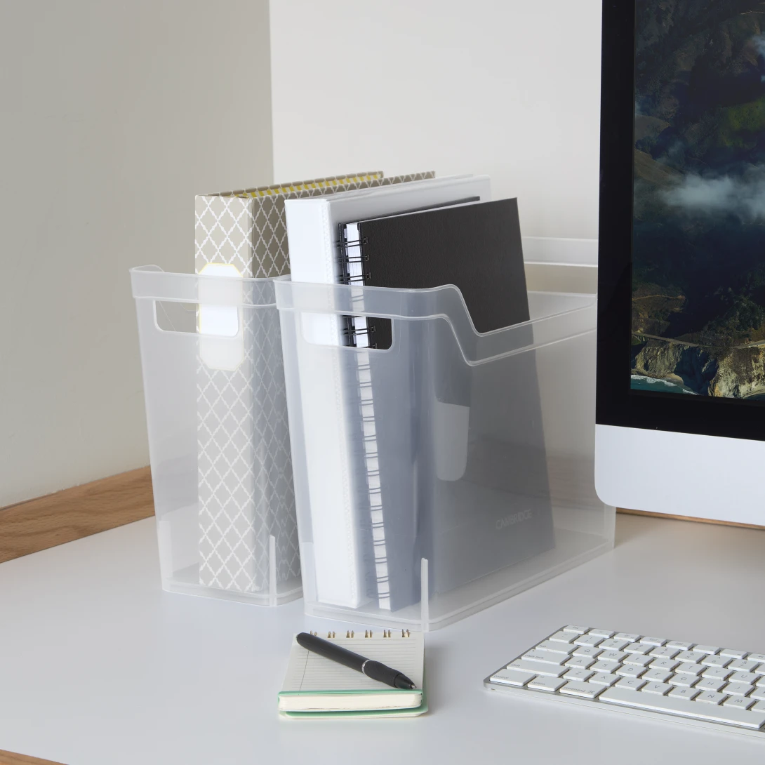 Sterilite 1361 Narrow Shelf Bin β Clear - Image 5