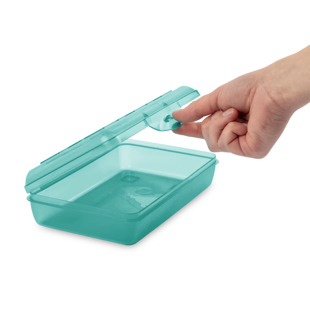 Sterilite 1722 Small Pencil Box – Molokai Blue Tint Translucent Plastic Supply Case - Image 6