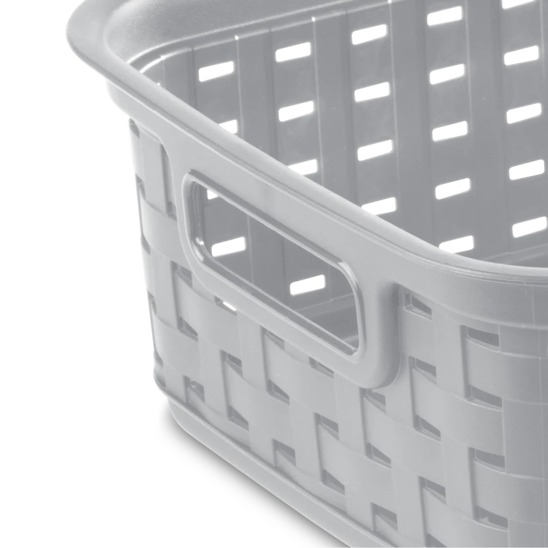 Sterilite 1270 Small Weave Basket – Cement - Image 6