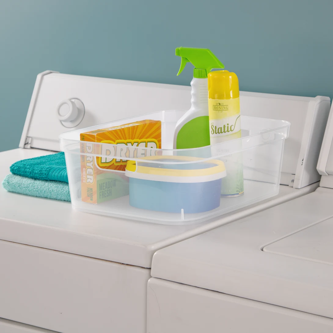 Sterilite 1324 Short Storage Bin – Clear - Image 6