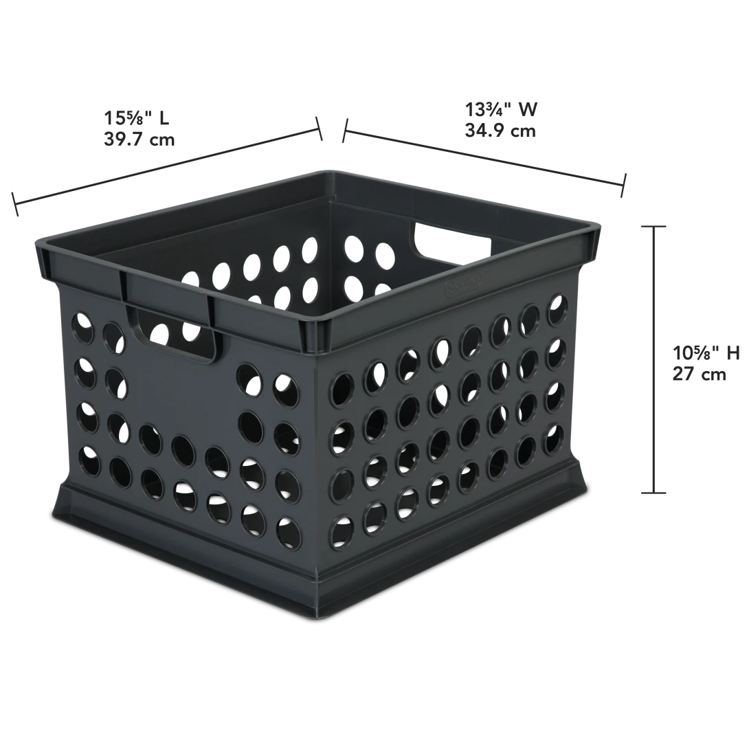 Sterilite 1694 Heavy-Duty Storage Crate – Stackable Plastic Utility Bin - Image 6