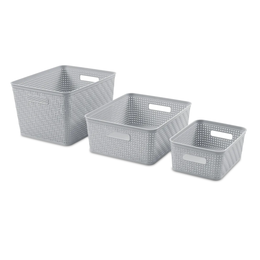 Sterilite 1292 Short Basket – Cement - Image 7