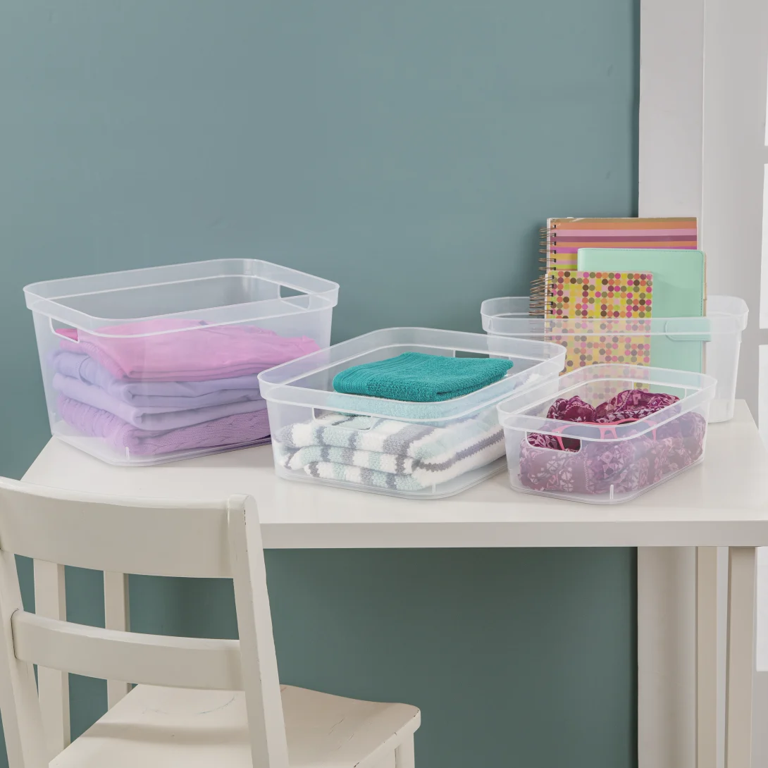 Sterilite 1324 Short Storage Bin – Clear - Image 7