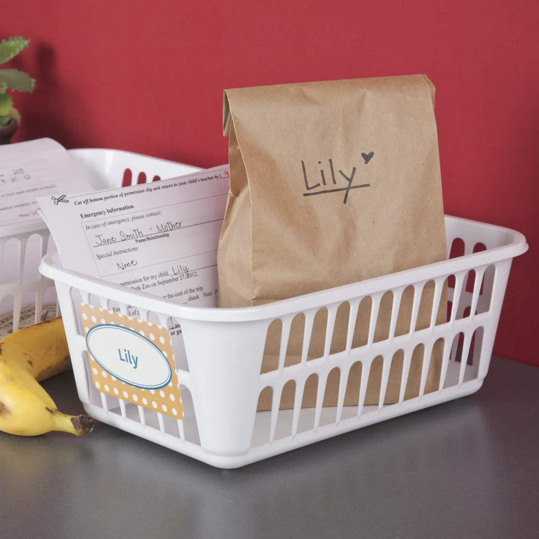 Sterilite 1608 Small Storage Basket β Clean White Household & Office Organizer - Image 7