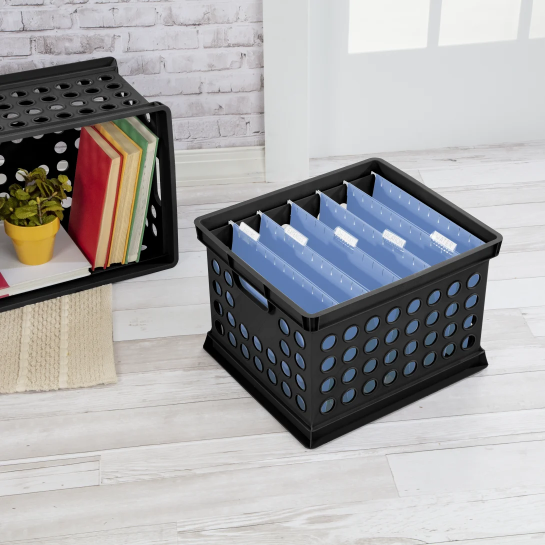 Sterilite 1694 Heavy-Duty Storage Crate – Stackable Plastic Utility Bin - Image 8