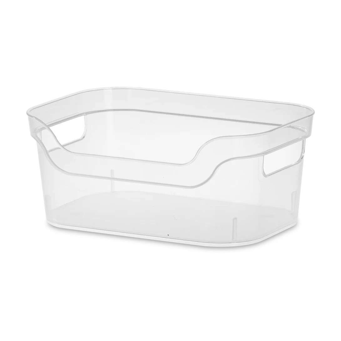 Sterilite 1333 Set of 2 Small Open Bins β Clear - Image 9