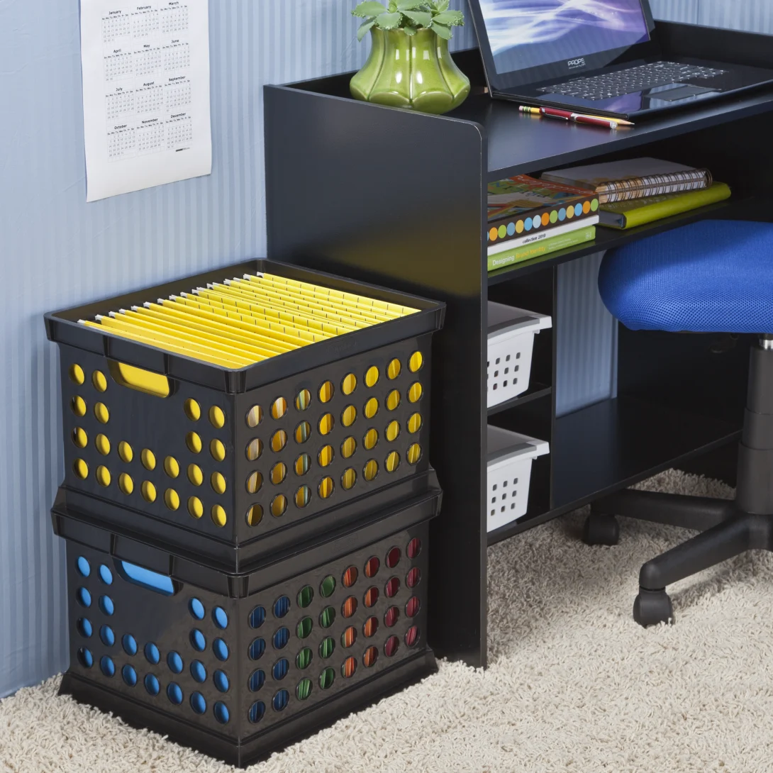Sterilite 1694 Heavy-Duty Storage Crate – Stackable Plastic Utility Bin - Image 9