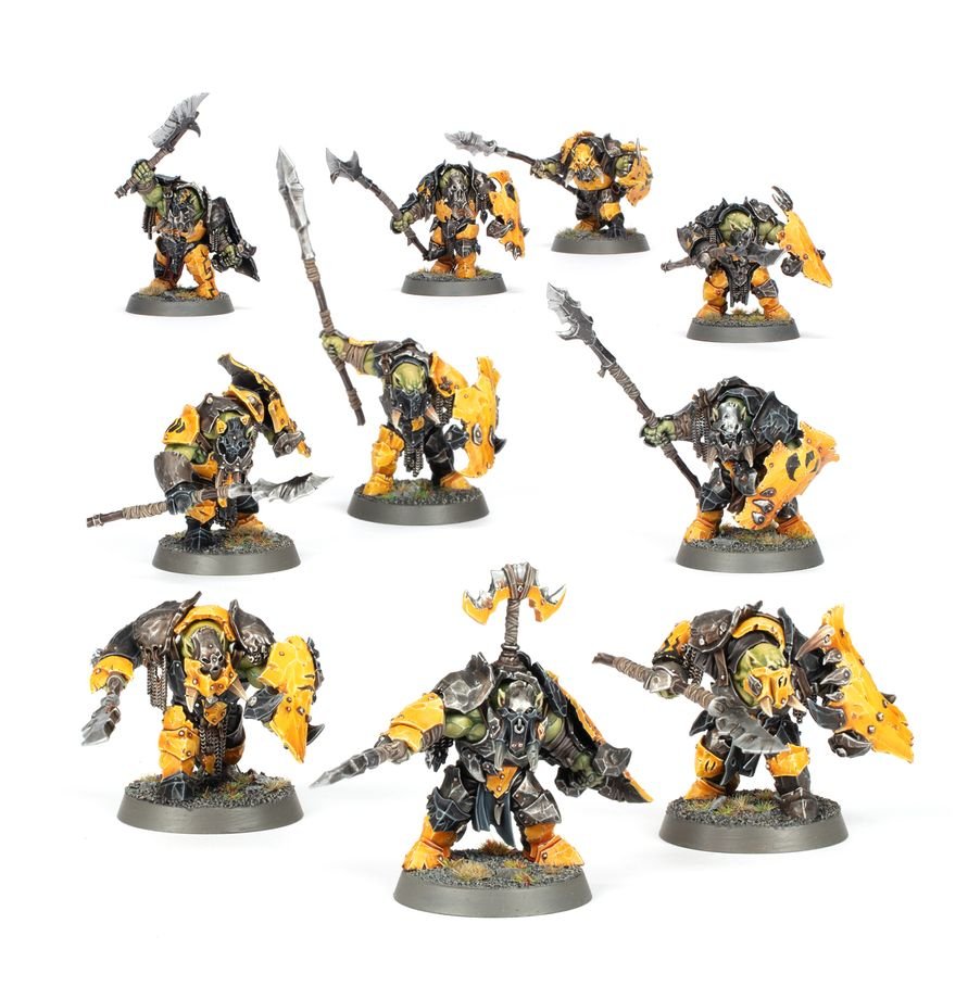 Warhammer Age of Sigmar Orruk Warclans Orruk Ardboys | Model Kit