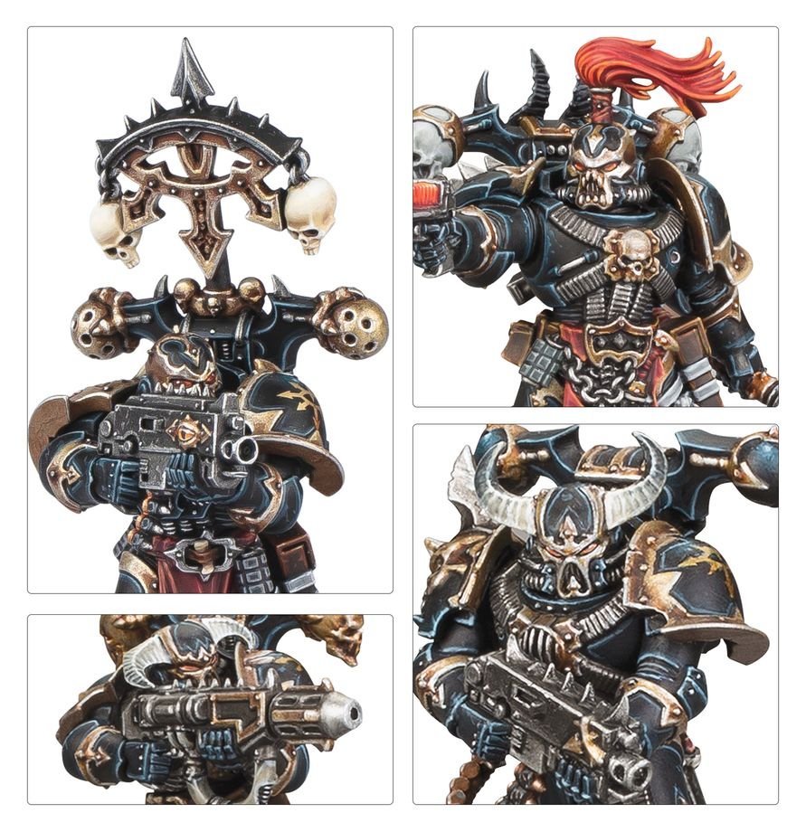 Warhammer 40K Chaos Space Marines Raptors | Model Kit - Image 12